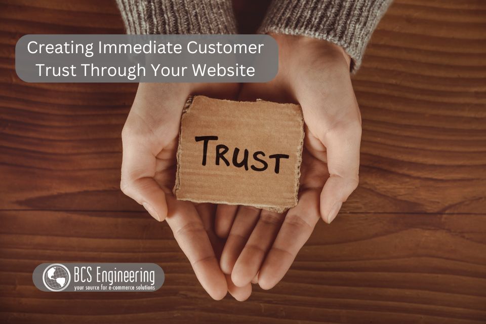 Creating Immediate Customer Trust Through Your Website